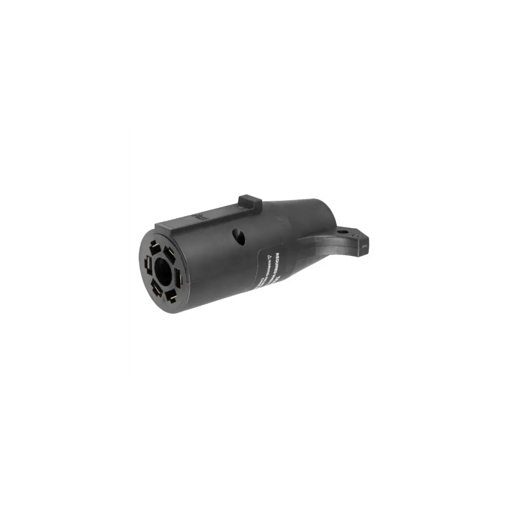 LED Electrical Adapter (7-Way RV Blade Vehicle to 6-Way Round Trailer) - 57005